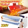 Blankets JETEVEVEN Electric Heated Blanket 220V Dual Person 150x180cm Double Control Manta Bed Warmer Pad