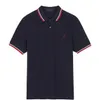 Fad Fred Perry Mens Basic Polo Shirt Designer Shirt Business Polo Luxury Embroidered Logo Mens Tees Short Sleeved Top Size S/M/L/Xl/Xxl 5229