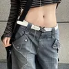 Waist Chain Belts Star Belt For Women Fashion Y2k 2000s Strap Female Girl Jeans Dress Trouser Decorative Waistband Accessories 230825