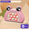 Декомпрессионная игрушка 24Styles Children Press It Game Fidget Toys Sensory Quick Push -ручка Game Squeeze снять стресс Montessori Toy For Kid Gifts 230826