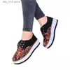 Plattform Autumn Sneakers 2022 Dress Floral Printed Women Thick Bottom Casual Ladies Shoes Zapatillas Mujer Plus Size 43 T230826 826