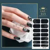False Nails True Factory Pris Nyaste juldesigner Nagel Wraps Nail Polish Nail Sticker för Girls X0826