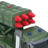 電気rc rcミリタリートラック玩具エレクトリックエレクトリ6個の有能なミサイルリモートコントロール車ギフト男の子230825