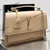 حقيبة مصمم أكياس الكتف حقائب اليد الفاخرة حقائب أزياء الأزياء حقيبة أسود العجل الكلاسيكي