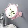 Compact Mirrors CX215 Fold Makeup Mirror Bathroom Wall Mounted Beauty Vanity Mirror Makeup Bath Cosmetic Folding 230826