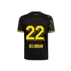 22 23 24 NewDortmunds HAZARD HALLER fans Player maillots de football REYNA REUS SCHULZ HUMMELS BRANDT maillot de football à domicile kit enfants uniformes thaïlandais