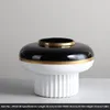 Titulares de vela Home Designer Vaso de Cerâmica Ornamentos Modelo Criativo Sala de Vida Decoração Macia Adereços de Tiro