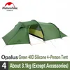 シェルターNatureHike Opalus Tunnel Tent Outdoor 23人キャンプキャンプテント20Dシリコン/210TポリエステルファブリックテントNH17L001L無料フットプリント