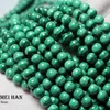 Perles Meihan Malachite naturelle 7.58mm 88.5mm perles rondes lisses populaires pierre pour la fabrication de bijoux conception Bracelet à bricoler soi-même