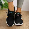 Klänningskor Nya kvinnor sneakers 2023 Summer Autumn High Heels Ladies Casual Shoes Women Wedges Platform Shoes Kvinnliga Tjockbottentränare T230826