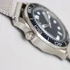 300 Dive 60º aniversário 007 Relógio masculino de alta qualidade Super luminoso Espaço metal criado espelho de safira armazenamento de energia por muito tempo pulseira de lona gratuita