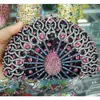 Evening Bags Luxury Designer Animal Peacock Clutch Bags Women Bridal Wedding Purse peafowl Ladies Handbags Day Clutches Wristlets 230825