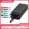 Power Bank 30000MAH Portable Charger Poverbank Fast Charging Powerbank 10000 20000 мАч Внешний аккумулятор для iPhone 13 12 Q230826