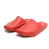 Hex Mule Red Sea Coral Light Argent Noir Hommes Femmes Sandales Slide Intérieur Extérieur Plage Hommes Femmes Diapositives Pantoufles Tongs Sandles avec boîte