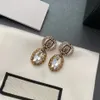 G1-New Cross border Designer Fashion Sweet Gold Silver Earrings Exaggerate Cool Style Earrings gift