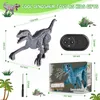 Electricrc Animals rc dinosaurios de juguete niebieski velociraptor pilot control Dinosaur Toys for Boys Jurassic World Raptor Dinozaur Prezenty Dzieci 230825