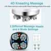 Head Massager YoUMay 4D Electric Wireless Scalp Massage Waterproof Body Neck Deep Tissue Knådan främjar hårväxt 230825