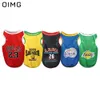 Hundebekleidung OIMG Atmungsaktive Haustier-Hunde-Basketball-Uniformen Teddy Schnauzer Französische Bulldogge Dünn bedruckte kleine Hundehemden Sommer Cool Puppy Jersy 230825