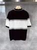 Men's T Shirts Mixed Colors Design Summer Mens Knitted T-Shirt Short Sleeve Lapel Business Casual Pullover Tees Top Fashion Slim Men