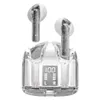 YX19 TWS Transparente Hülle True Wireless Headset Bluetooth 5.3 ENC Anrufe Kopfhörer Stereo-Ohrhörer Spiel Hi-Fi-Musikkopfhörer LED-Digitalanzeige Sport-Kopfhörer