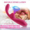 Vibratori Masturbarsi femminile Vibratore da dito Stimolare il punto g Clitoride Orgasmo veloce Donne Stimolatore della vagina Leccata orale Giocattolo di aspirazione capezzolo anale