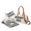 DIAPER Väskor Travel Mammapåse Portable Maternity Bag Milk Bottle Isolation Bag stor kapacitet Mor och baby blöja väska 230825