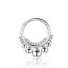 Septum Piercing Titanium Nose Ring Hoop Clips Helix Earrings Woman Tragus Industrial Brosket LaBret Hinge Segment