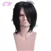 Synthetic Wigs Natural Short Straight Synthetic Men Wigs Ombre Blonde Dark Root Color For Man Wig Side Part Fashion Male Party Or Cosplay Hair x0826