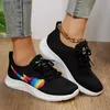 Rimocy Fashion Print Dress Dames Sneakers 2023 Veterbaar Mesh Casual Woman Soft Bottom Non-Slip Ladies Sport 9D9E