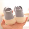 First Walkers Baby Socks Shoes Infant Color Matching Cute Kids Boys Doll Soft Soled Child Floor Sneaker Toddler Girls 230825