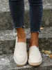 新しい2022 Espadrilles Real Dress Shoes Rubber Sapatos Zapatillas Mujer Slip on Courfic Round Toe T230826 885