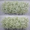 Flores decorativas grinaldas branco gypsophila bebê respiração rosa flor linha arranjo casamento pano de fundo prop evento mesa floral corredor janela exibição 230825