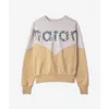 23AW Isabel Marant Femmes Desginer Sweat-shirt en coton Top classique Swearter Nouveau style décontracté Lettre de mode Col rond Pull polyvalent Lâche Hauts à manches longues