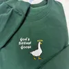 Män s hoodies tröjor 2023 Spring Duck broderade tröjor långärmad lös tunna bomullsbesättningar kvinnor vintage stil söta hoppare 230826