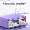 USAMS 10000mAh Power Bank 20W PD Fast Charge Powerbank QC3.0 Digital Display Portable External Battery Charger for iPhone Q230826