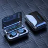 F9 TWS Bluetooth-oordopjes 5.0 Draadloze hoofdtelefoonbediening Oortelefoon Stereo Premium geluid Universele sportheadset LED-display voor Iphone 12 11 Pro Max Galaxy S21