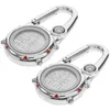 Pocket Watches rostfritt stål krok multifunktion titta på ryggsäck fob lysande karabiner klipp kreativa damer ryggsäckar kvinnor