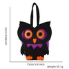 Backpacks Halloween Children's Gifts Non Woven Cartoon Skeleton Bat Ghost Demon Handbag Party Decorations Candy Bag 230825