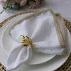 Serviette de Table en lin, 4 pièces, 35x35cm, tissu à bord en dentelle, carré doux et confortable, pour décoration de mariage, dîner, fête d'anniversaire