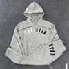 Heren sweatshirt met capuchon Trapstar Split Arch Hoodie trainingspak - Zwart Dames hardloopfitnesskleding Winterhoodies