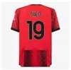 Pulisic 23 24サッカージャージGiroud Koche AC Milans Koche de Ketelaere Rafa Leao Theo Football Shirt 2023 2024 Men Kids Kit Boys Dignioral