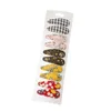 Hair Accessories Girls Barrettes Child Cute Spring Hairpins Baby Style Snap Clips 10PCS