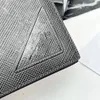 Designer Classic holds the first layer of cowhide triangle standard short coin wallet credit card holder wallet with box card bag