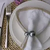 Serwe serwetki 4pcs serwetki 35x35cm koronki krawędzi miękki kwadrat wygodny kwadrat na przyjęcie urodzinowe w ślubie