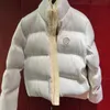 冬の男性女性ダウンパーカブランドバッジパフハイストリートアウトウェアコートジャケット服トップS M L XL318D