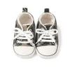 First Walkers Baby Shoes Boy Girl Star Flash Canvas Sneakers Multicolor Anti-Slip Sole Newborn Spädbarn First Walkers Toddler Casual Crib Shoes L0826