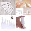 Craft Tools Key Rings 1Pc White Vacuum Plastic Nasal Spray Bottles Pump Nose Fog Mist Bottle For Medical Packaging 5Ml 10Ml 15Ml 20M Dh0Pr