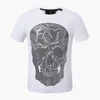 Designer PP Skull Diamond T-shirt Tiger Phillip Plain Hommes T-shirt à manches courtes Dollar Bear Brand Tee Crânes de haute qualité T-shirt Tops P2114