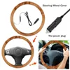 Couvre Volant Couverture Chauffante - Chauffe-Mains d'hiver Chauffage Universel pour Voiture