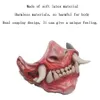 Party Masks Realistic Cosplay Scary Zombie Horror Creepy Mouth Long Tooth Nose Horrible Halloween Mask Full Face Costume Prop Carnival Party 230826